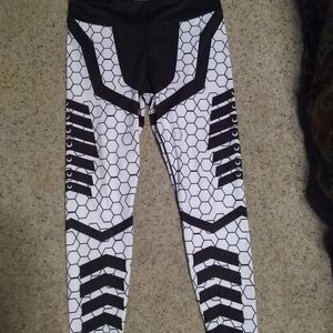 GRRRL Clothing Mono Robot Next Level Leggings